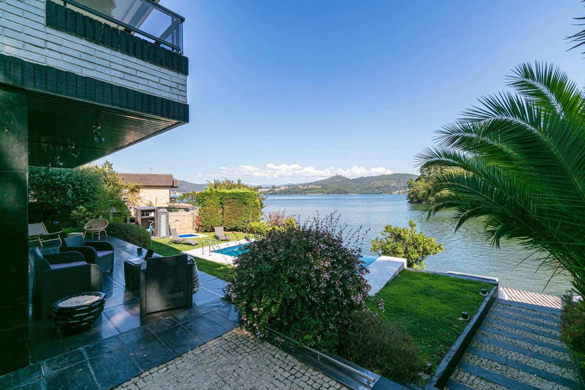 Espectacular Casa Vilaboa ปอนเตเบดรา ภายนอก รูปภาพ